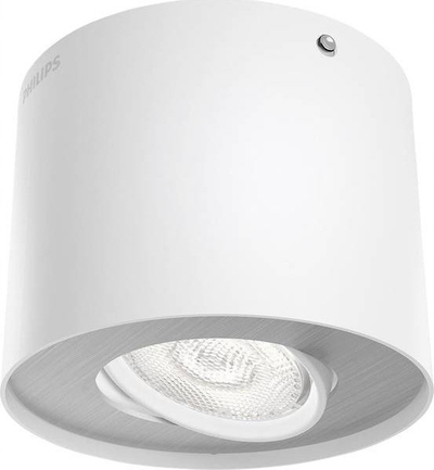 Llambë tavani Philips Phase 533003116, LED 4.5W, me zbehje, e bardhë