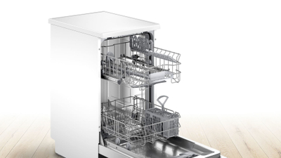 Lavastovilje Bosch SPS2IKW10E, 9 komplete, Home Connect, e bardhë