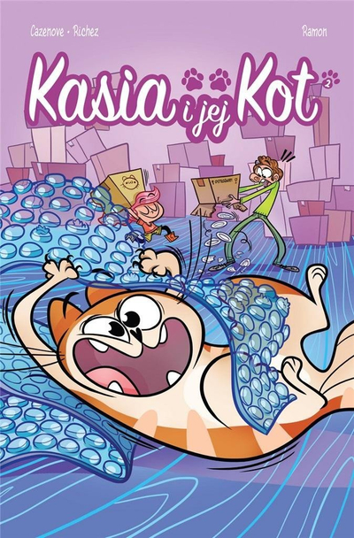 Стрип книга Kasia And Her Cat Vol.2, хумористична, за деца и возрасни