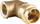 Këndore bronxi për gaz Profile V, 18 mm, 3/4" filetë femër