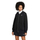 Блуза со капаче Nike Phoenix Fleece Oversized Full Zip, флис, со целосен патент, црна