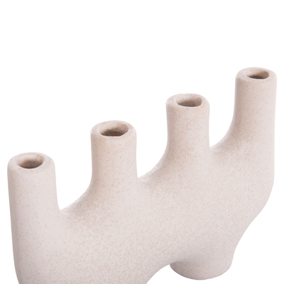 Dekor tavoline qeramike Mani 21x6x13Hcm (HM4641.01), bardhë
