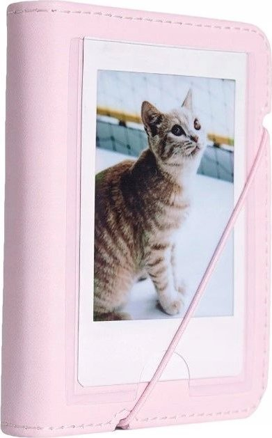 Album foto Love Instant Mini, 28 foto, për Instax Mini 2x3", rozë