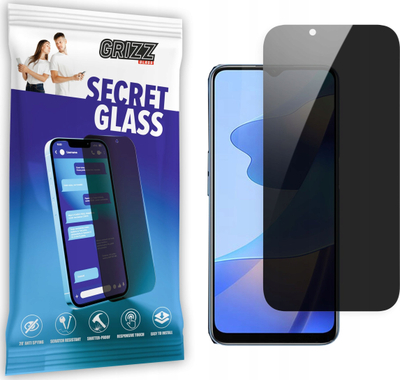 Xham mbrojtës privatësie Grizz SecretGlass për Oppo A16, xham qeramik, transparencë e lartë