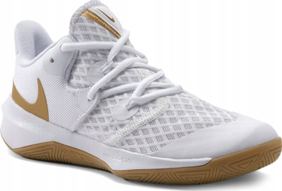 Atlete volejbolli Nike Zoom Hyperspeed Court DJ4476-170, për ambiente të brendshme, të bardha