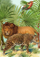 Kartolinë Madame Treacle Lion and Tiger, format B6, me zarf, shumëngjyrëshe