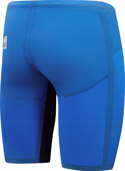 Rrobë noti jammer për burra Speedo Fastskin LZR Pure Valor 2.0, kompresion i moderum, për gara FINA, blu me të zezë