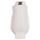 Dekor tavoline qeramike Glaze 26x14x25Hcm (HM4610.01), bardhë