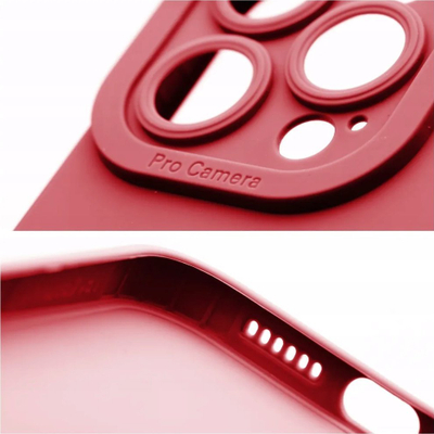 Këllëf telefoni Roar Luna për Xiaomi Redmi 14C, silikoni, i kuq