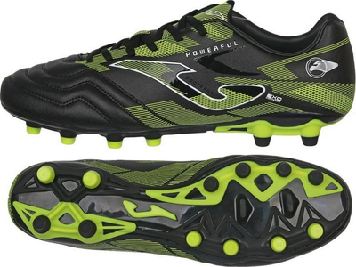 Këpucë futbolli Joma Powerful 2331 POWW2331FG, për bar të vërtetë, me thumba FG, të zeza me yellow fluor