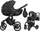 Karrocë bebe 2n1 Stroller Frontera Onyx, sistem udhëtimi, rrota xheli, e zezë