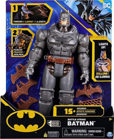 Figurë aksioni Spin Master Batman, 30 cm, me gjëra shtesë, shumëngjyrëshe