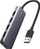 Hub USB UGREEN CM219, 4 porta USB 3.0, 5 Gb/s, gri