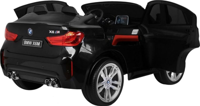 Makinë elektrike për fëmijë BMW X6M XXL, 2 vende, telekomandë, e zezë me shkëlqim