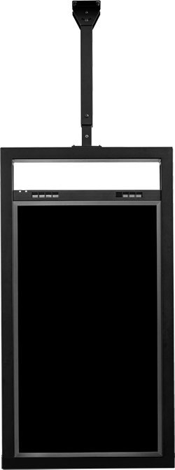 Плафонска држачка Hagor OM55N-D, за екран 55", до 45 kg, црна
