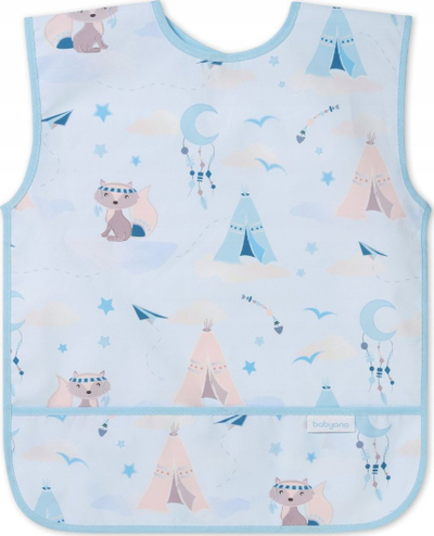 Babero Babyono Waterproof Bib, me rakun, për fëmijë 2-4 vjeç