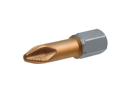 Bit kaçavidhe Modeco Expert PH2, 25mm, Torsion TiN, ngjyrë ari