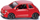 Lodër makinë Fiat 500 1453, e kuqe