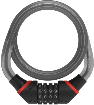 Kabëll bllokues biçiklete Zefal K-Traz C8, 12mm, 185cm, i zi
