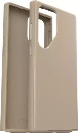 Kapak telefoni Otterbox Symmetry për Samsung Galaxy S23 Ultra, mbron nga goditjet, rron me karikim pa tela, bezhë