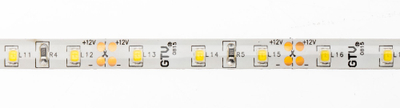 Shirita LED GTV / m 6W / m 12V, 5m, 60 copë, të bardhë