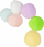 Lodra për mace Duvo+ Pastel Poly Balls, set me 6 toptha, me ngjyra
