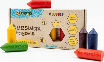 Kredha Medenka European Beeswax Junior, 6 ngjyra, pa toksina, shumëngjyrëshe