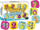 Игра меморија Numbers Kangaroo, 24 елементи, за деца, многубојна