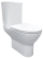 WC në këmbë Domoletti XC321 P Rimless, montim në dysheme, e bardhë