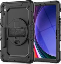 Mbulesë tablet Tech-Protect Armored Case 360 për Galaxy Tab S9 FE 10.9, me mbrojtëse ekrani, me qëndresë, e zezë