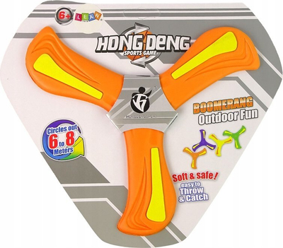 Bumerang Leantoys portokalli, plastik