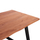 Tavolinë ngrënieje acacia 200×100×77 cm (HM8501.11), zezë