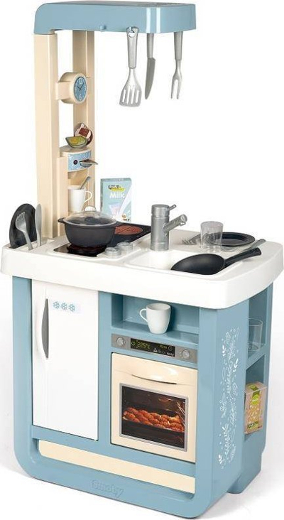 Kuzhinë loje elektronike Smoby Bon Appetit, me zë gatimi, blu