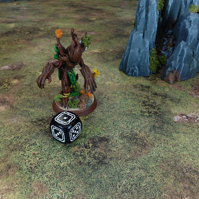 Set zare Q-Workshop Fortress Compact D6, 20 zare me 6 faqe, për RPG, të kuqe edhe të zeza