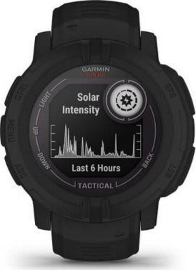 Orë sportive Garmin Instinct 2 Solar, GPS, karikim me diell, e zezë