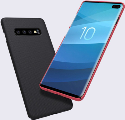 <![CDATA[Kllëf telefoni Nillkin Super Frosted për Samsung Galaxy S10+, i zi]]>