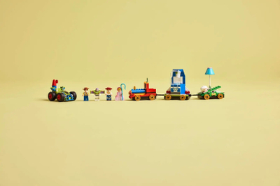 Set lodrash ndërtimi Lego Disney 43264 Toy Story Celebration Train and Car, për fëmijë 4+, shumëngjyrësh