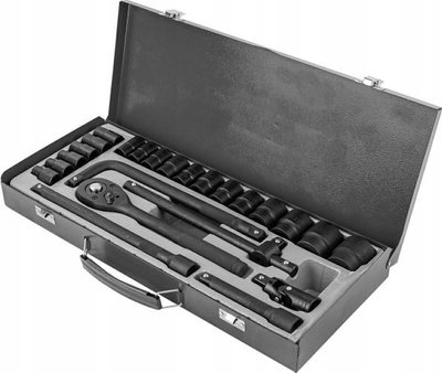 Set çelësash FORCEKRAFT 1/2", 24 copë 8-32mm, Cr-V