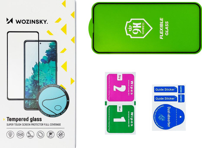 Xham mbrojtës Wozinsky Full Cover Flexi Nano për Samsung Galaxy A22 4G, me kornizë të zezë
