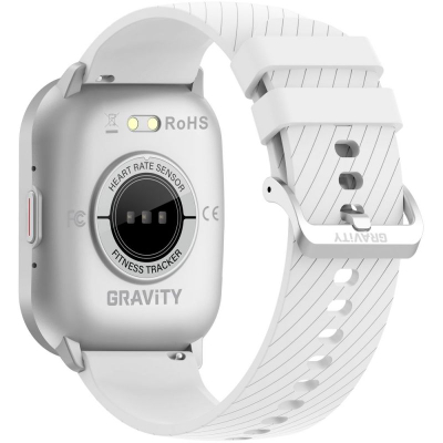 Orë e zgjuar Gravity GT43-2 për goca, 2.01", Bluetooth 5.2, argjendi me të bardhë