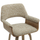 Stol bari Clipp 57,5x53x98Hcm (HM9987.01), bezhë
