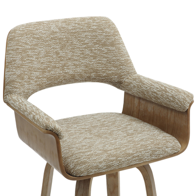 Stol bari Clipp 57,5x53x98Hcm (HM9987.01), bezhë