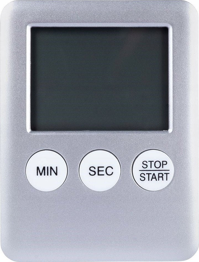 Timer digjital kuzhine me magnet, ekran i madh, i bardhë