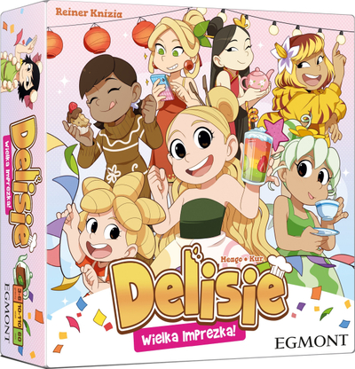 Lojë tavoline Egmont Game Delisies Big Party, familjare, 10+
