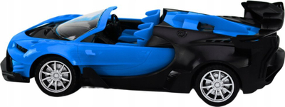 Makina lodër me telekomandë RC Sports Car 1:18, drita funksionale, blu