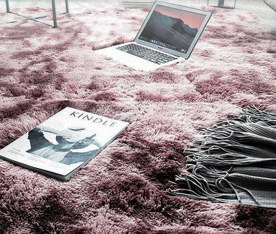 Tapet Strado Ombre Shaggy, 160x230 cm, push i gjatë, vjollcë rozë