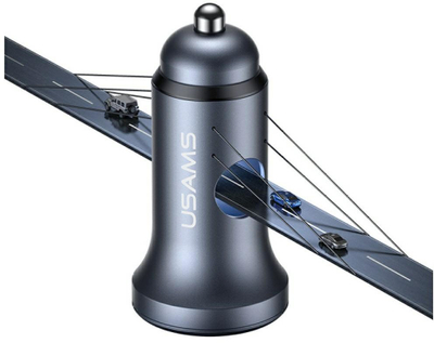 Karikues makine Usams CC320, 2x USB A, 2.4A, argjendtë