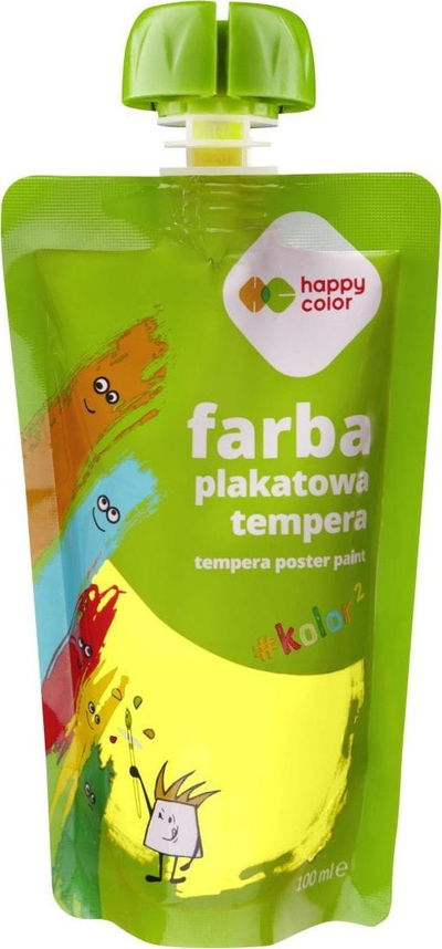 Ngjyrë tempera Happy Color Neon, 100ml, e verdhë