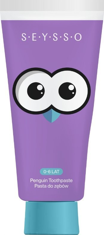 Паста за заби за деца Seysso Kids Penguin, 0 6 години, флуор 1000ppm, 75ml