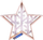 Yll drite LED Solight Star, 20 LED, 2xAA, dru natyral